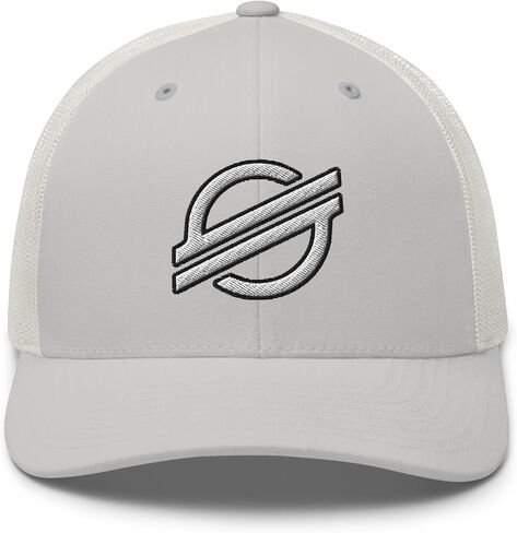 NX1 XML Stellar Crypto Logo Embroidered Curved Bill Trucker Hat Mid Crown Adjustable Stellar Lumens Cap in Saudi Arabia