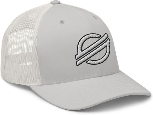 NX1 XML Stellar Crypto Logo Embroidered Curved Bill Trucker Hat Mid Crown Adjustable Stellar Lumens Cap in Saudi Arabia