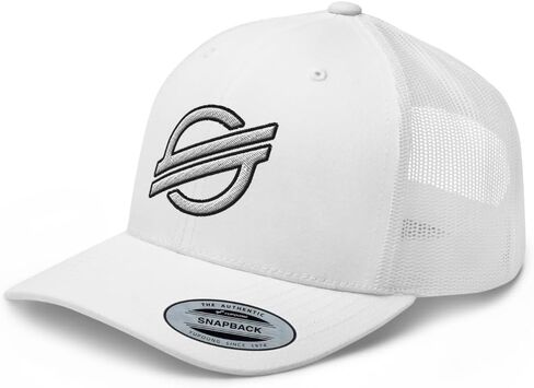 NX1 XML Stellar Crypto Logo Embroidered Curved Bill Trucker Hat Mid Crown Adjustable Stellar Lumens Cap in Saudi Arabia