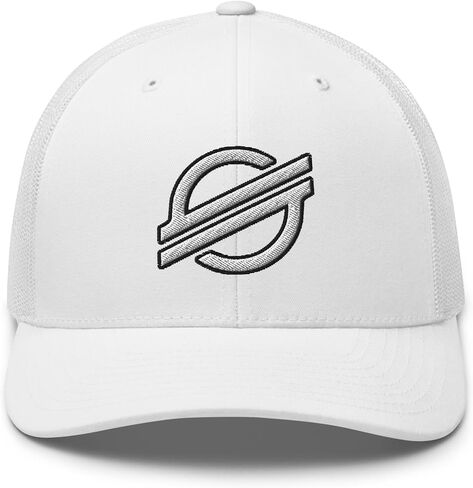 NX1 XML Stellar Crypto Logo Embroidered Curved Bill Trucker Hat Mid Crown Adjustable Stellar Lumens Cap in Saudi Arabia