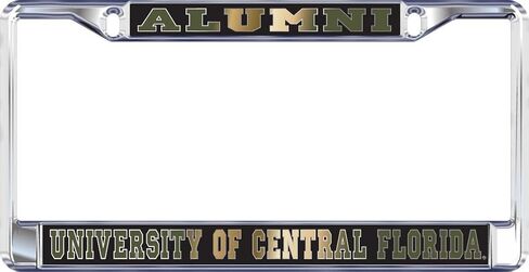 UCF Central Florida Lirrred Alumni Lucky Plate/Tag Frame in Saudi Arabia