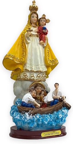 Imagen Estatua Virgen Caridad de Cobre 10 "تمثال سيدة التمثال الخيري الشكل الهدية الدينية in Saudi Arabia
