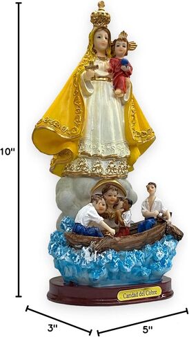 Imagen Estatua Virgen Caridad de Cobre 10 "تمثال سيدة التمثال الخيري الشكل الهدية الدينية in Saudi Arabia