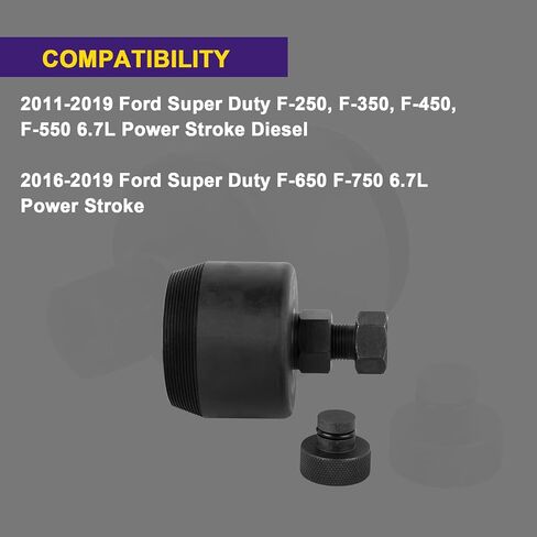303-1513 Rear Crankshaft Seal Remover Tool Compatible with 2011-2021 Ford Super Duty F-250 F-350 F-450 F-550 6.7L Power Stroke Diesel and 2016-2021 F-650 F-750 in Saudi Arabia