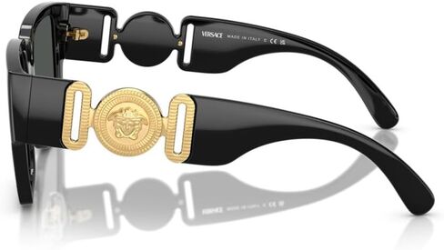 Versace Sunglasses VE 4483 D GB1/87 Black Dark Grey in Saudi Arabia