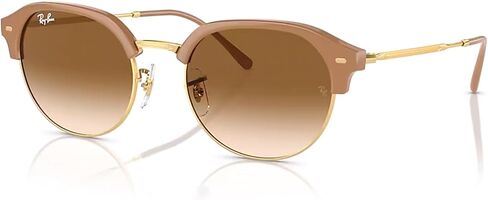 Ray-Ban RB4429 Rounded Sunglasses for Men for Women + BUNDLE With Designer iWear Complimentary Eyewear Kit in Saudi Arabia