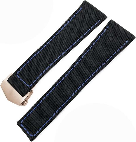 -20mm 22mm For Tag Heuer Carrera AQUARACER Watch Bracelets Canvas Nylon Leather Watch Strap Fold Buckle in Saudi Arabia