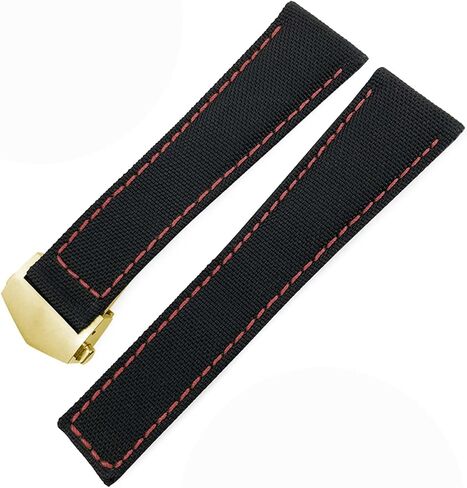 -20mm 22mm For Tag Heuer Carrera AQUARACER Watch Bracelets Canvas Nylon Leather Watch Strap Fold Buckle in Saudi Arabia