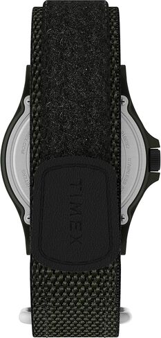 Timex Men's Expedition Acadia 40mm Watch - Black Fastwrap Cream Dial Green Case in Saudi Arabia