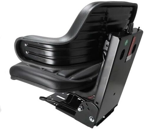 Grammer Style Vinyl Black Seat Assembly - Fits Massey Ferguson 165/135/50 ، John Deere 2030/2040 ، Ford 2600/4000/4600/6610/7610/2000/3600/4110/5610 ، Fiat ، Kubota ، Massey Harris in Kuwait