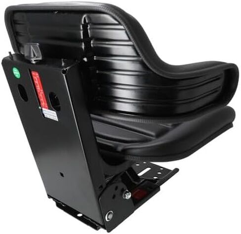 Grammer Style Vinyl Black Seat Assembly - Fits Massey Ferguson 165/135/50 ، John Deere 2030/2040 ، Ford 2600/4000/4600/6610/7610/2000/3600/4110/5610 ، Fiat ، Kubota ، Massey Harris in Kuwait