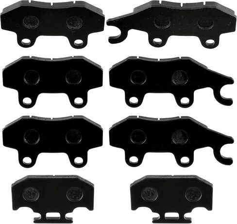 Caltric Front Rear and Middle Brake Pads Compatible with Yamaha Rhino 700 YXR700F YXR 700F 2008-2013 in Saudi Arabia