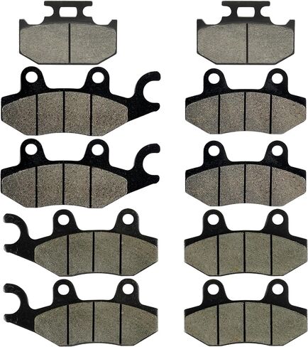 Caltric Front Rear and Middle Brake Pads Compatible with Yamaha Rhino 700 YXR700F YXR 700F 2008-2013 in Saudi Arabia