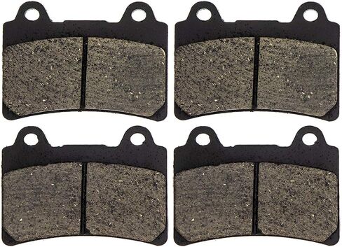 NICHE Brake Pad Set for Yamaha Royal Star Road FZR1000 FZR400S 4NK-W0046-00 Front Rear Organic 2 Pack in Saudi Arabia
