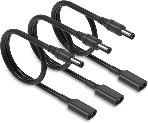 3.28Ft USB C to DC Adapter Cable, Type C USB-C Female Input to DC 5.5mm x 2.1mm Power PD Charge Cable Made for Camera, Power Bank, DVR, Recorder, Webcam Router, Scanner, 1Pack in Saudi Arabia