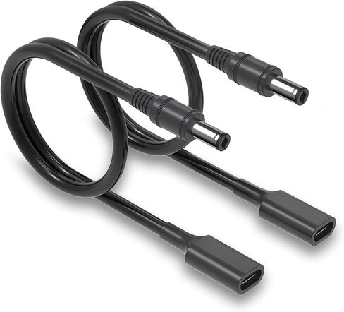3.28Ft USB C to DC Adapter Cable, Type C USB-C Female Input to DC 5.5mm x 2.1mm Power PD Charge Cable Made for Camera, Power Bank, DVR, Recorder, Webcam Router, Scanner, 1Pack in Saudi Arabia