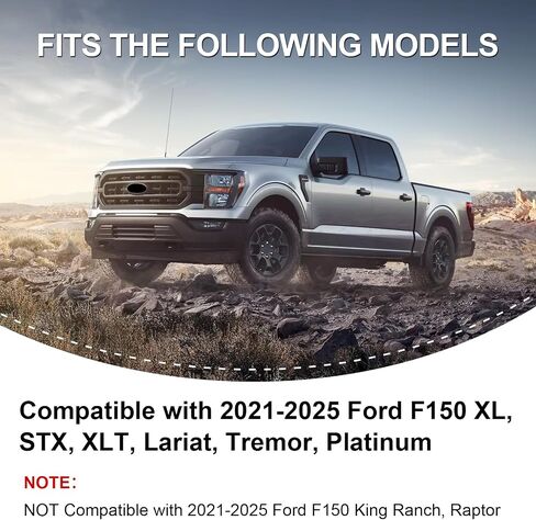 غطاء لوحة التحكم المركزية في ألياف الكربون مركزية متوافقة مع 2021-2025 Ford F150 XL STX XLT Lariat Shaseor Platinum ، غطاء شاشة التنقل لفورد F150 in Saudi Arabia