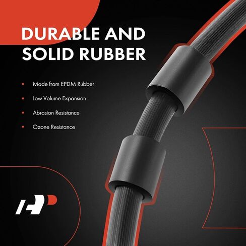 A-Premium Front Passenger Brake Hydraulic Hose Compatible with Select Lexus Models - GS350 2013-2019, RC300 2016-2019, RC350 2015-2019 - Replace# 9094702G58 in Saudi Arabia