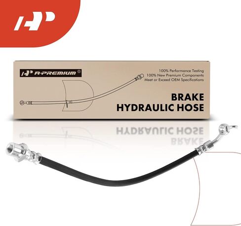 A-Premium Front Passenger Brake Hydraulic Hose Compatible with Select Lexus Models - GS350 2013-2019, RC300 2016-2019, RC350 2015-2019 - Replace# 9094702G58 in Saudi Arabia