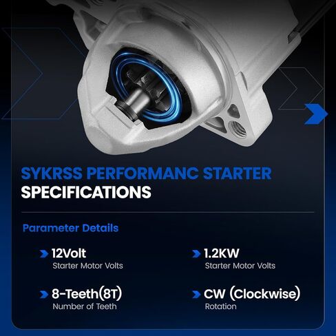 RL029584AA New Starter Motor 2011-2014 متوافق مع Chrysler 200 2.4L L4 ، 12V 1.2km 8-Teeth المتوافق مع Dodge Avenger 2.4L L4 ، 56029584AA ، M000T34071 ، M000T34071ZC 19141 19141N in Kuwait