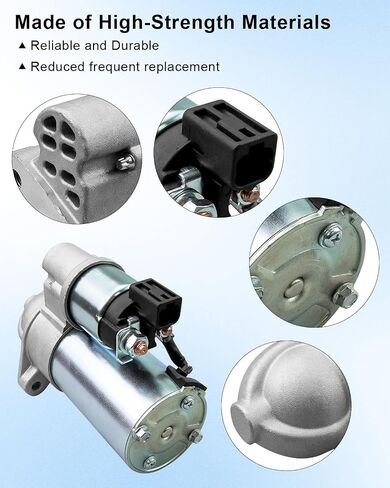 Starter Motor Fit for Hyundai Elantra Kia Forte Replace 361002E551 50006 8000604 1.8L 2.0L, 1.2KW 12 V CW 13T in Saudi Arabia