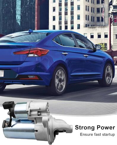 Starter Motor Fit for Hyundai Elantra Kia Forte Replace 361002E551 50006 8000604 1.8L 2.0L, 1.2KW 12 V CW 13T in Saudi Arabia