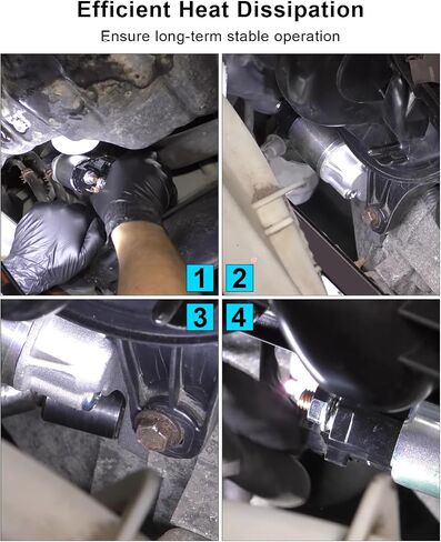 Starter Motor Fit for Hyundai Elantra Kia Forte Replace 361002E551 50006 8000604 1.8L 2.0L, 1.2KW 12 V CW 13T in Saudi Arabia