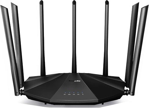 Tenda BE3600 Wi-Fi 7 Router-جهاز توجيه Gigabit المزدوج للإنترنت اللاسلكي ، منافذ 3x1g ، VPN ، MLO ، NFC ، الإعداد السهل ، التحكم الوالدي ، وضع نقطة الوصول ، WiFi العمودي (RE3L) in Kuwait