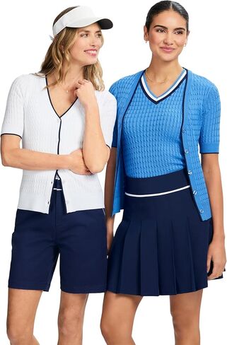IZOD Women's Short Sleeve Cardigan Sweater in Saudi Arabia