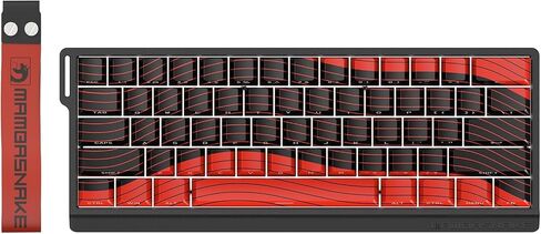 ATTACK SHARK MAMBASNAKE X60HE Rapid Trigger Magnetic Switch 60% RGB Wireless Mechanical Gaming keyboard,2.4Ghz/BT/Wired,8KHZ Polling Rate,0.01mm Adjustable Actuation,Web Driver for Win/Mac(Star White) in Saudi Arabia