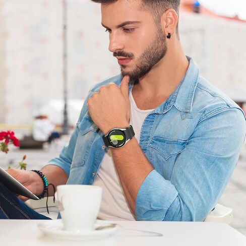 أربطة مطاطية مغناطيسية متوافقة مع ساعة Samsung Galaxy Watch 7/6/5/4/FE 40m 44mm/Galaxy Watch 6 Classic 43 47mm/Watch 5 Pro 45mm/Watch 4 Classic 42 46mm، 20mm بنقرة واحدة بدون فجوة سوار معصم من النايلون القابل للتمدد in Kuwait