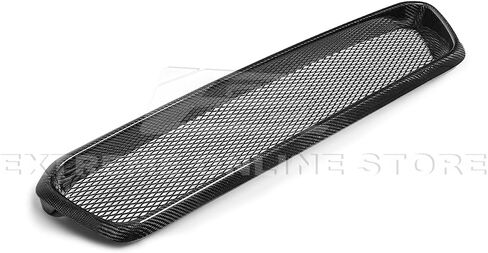 Replacement For 2015-2017 Subaru WRX & STi Models | JDM ChargeSpeed CS Style Front Bumper Upper Grille Guard Vent Cover (ABS Plastic - Matte Black) in Saudi Arabia