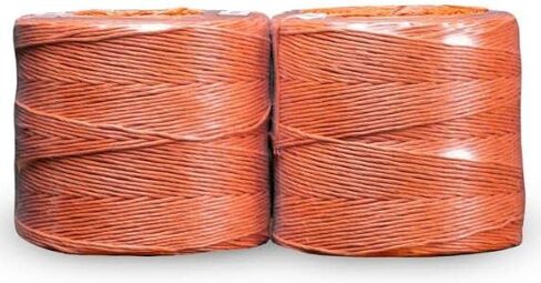 Bridon Max Orange Hay Baling Twine ، قوة عقدة 130 رطل وطول 20،000 قدم ، 2 10000 قدم ، Baling المحاصيل ، لف شجرة عيد الميلاد in Kuwait