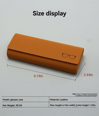 "3-Piece White Clasp Eyeglass Case Set - Nail Leather Sunglasses & Eyeglasses Protection Holder in Saudi Arabia
