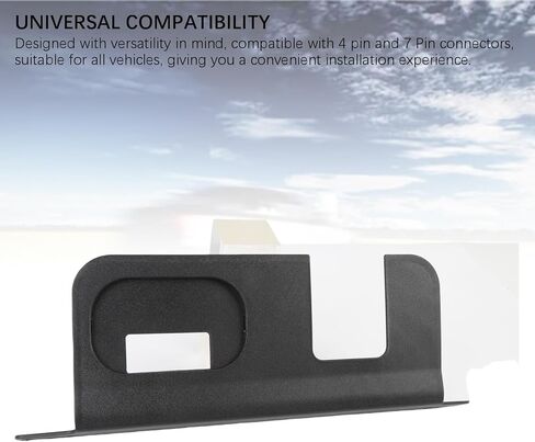 Aramox Rear Bumper Cover Plate Hitch Surround Cover Protection Panel Bumper Protector for Maverick 2022-2025 with 4/7 - Pin Connector Replacement in Saudi Arabia