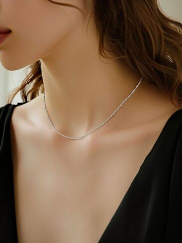 Supcare Mens Chains Necklace Stainless Steel Rope Chain Gifts,18-30 inches (with Gift Package) in Saudi Arabia