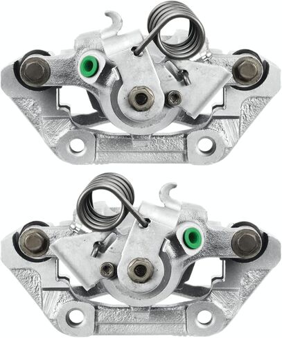 AutoShack Rear Brake Calipers Set of Assembly with Bracket Replacement for 2010-2012 Ford Taurus 2012 Lincoln MKS 3.5L 3.7L V6 AWD FWD Driver and Passenger Side BC3216PR in Saudi Arabia