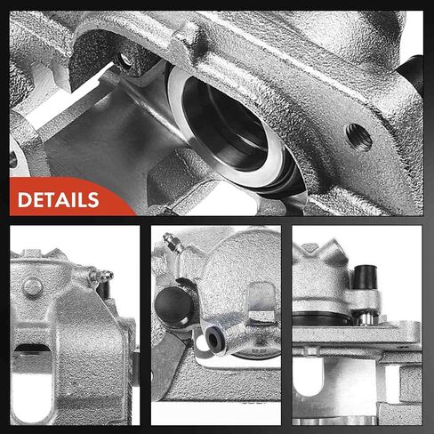 A -Premium Disc -Disc -Assembly مع قوس متوافق مع نماذج BMW المختارة - X3 2004 2005 2006 2007 2008 2010 2011 ، قبل 01/2011 ، L6 3.0L 2.5L - جانب السائق الأيسر الأمامي in Saudi Arabia