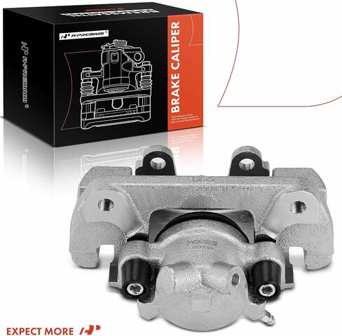 A -Premium Disc -Disc -Assembly مع قوس متوافق مع نماذج BMW المختارة - X3 2004 2005 2006 2007 2008 2010 2011 ، قبل 01/2011 ، L6 3.0L 2.5L - جانب السائق الأيسر الأمامي in Saudi Arabia