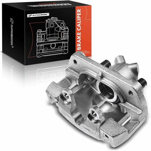 A -Premium Disc -Disc -Assembly مع قوس متوافق مع نماذج BMW المختارة - X3 2004 2005 2006 2007 2008 2010 2011 ، قبل 01/2011 ، L6 3.0L 2.5L - جانب السائق الأيسر الأمامي in Saudi Arabia