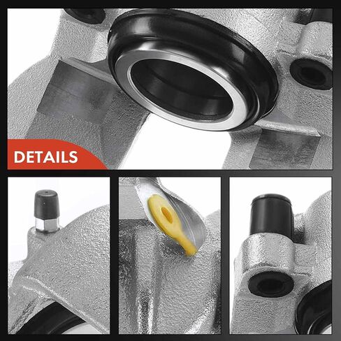 A-Premium Disc Brake Caliper Assembly Without Bracket Compatible with Select Volvo Models - S60/V70 2001-2007, S60 2006-2007, S80 1999-2006 - Front Left Driver Side in Saudi Arabia