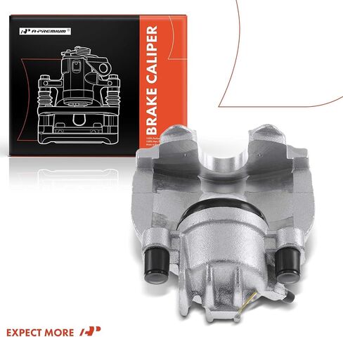 A-Premium Disc Brake Caliper Assembly Without Bracket Compatible with Select Volvo Models - S60/V70 2001-2007, S60 2006-2007, S80 1999-2006 - Front Left Driver Side in Saudi Arabia