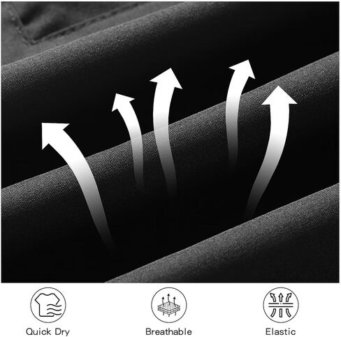 شورتات رياضية للرجال الجافة الجافة سعة 7 بوصات تمرين تمرين الرياضة كرة السلة لخفيفة الوزن جيوب السحاب in Kuwait