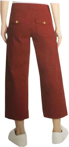 Gloria Vanderbilt Women's Wide Leg Pull On Crop Pants with Smoothing Tummy Panel in Saudi Arabia
