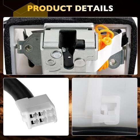 Trunk Latch Tailgate Lock Actuator Compatible with Toyota Sequoia 2008-2021 Rear Hatch Latch Actuator Replace#69110-0C030 691100C030 in Saudi Arabia