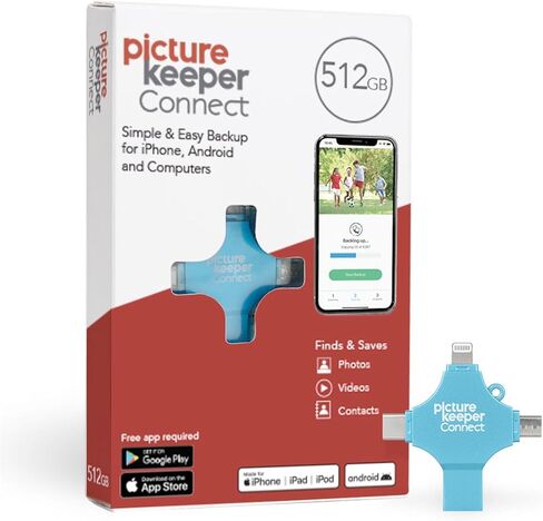 محرك أقراص فلاش USB للصور والفيديو من Picture Keeper Connect لأجهزة Apple وAndroid وأجهزة الكمبيوتر الشخصي، محرك إبهام سعة 64 جيجابايت، فيروزي in Kuwait