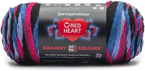 Red Heart All in One Granny Square-Soft White - Green Scream in Saudi Arabia