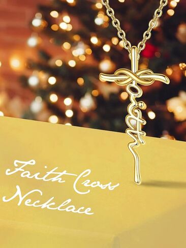 14K Faith Cross Cross for Women With Infinity Anniversary Home Highm in Kuwait