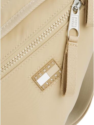 Tommy Jeans Men's Sling Crossbody Bag with Nylon, Zipper and Adjustable Strap in Saudi Arabia