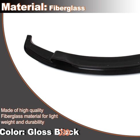 MCARCAR KIT Gloss Black Front Bumper Lip for BMW 3 Series F30 M Sport Sedan 2012-2018 320i 325i 328i 330i 335i 340i M-tech Auto Chin Spoiler Splitter Protector Factory Outlet in Saudi Arabia